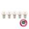Ecopack Lot 5Pcs Led Fil Safe G45 B22D 2W (19W) 180Lm 827 Pc