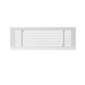 Grille de soufflage linéaire de 500x150 mm en aluminium blanc mate|Baillindustrie-BLLGSL500X150