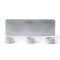Plénum soufflage acier pour grille linéaire de 1000x150 mm