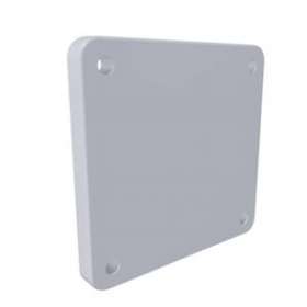 Plastron obturateur 75x75mm + joint|Bals-BA158077