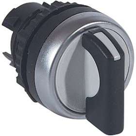 Osmoz compo - bouton tournant non lum - manette - 3 posit. droite 45DEG - noir|Legrand-LEG023927