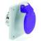 Socle tableau droit 24V ALT 2P 16A IP44 TBT