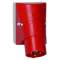 Socle de connecteur saillie 400V 3P+T 6H 16A IP44