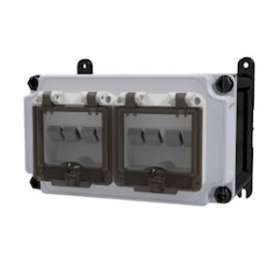 Coffret vide HUB VARIABOX - S - 2 fenêtre HUB 4 modules|Bals-BA1610187