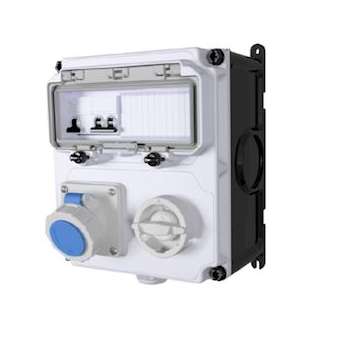 Coffret PCI VARIABOX monophasé 16A 230V IP67 + PROTEC.|Bals-BA1512601