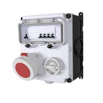 Coffret PCI VARIABOX triphasé 32A 400V IP67 + PROTEC.|Bals-BA1512602