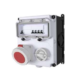 Coffret PCI VARIABOX triphasé +N 16A 400V IP67 + PROTEC.|Bals-BA1512605