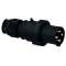 Fiche noire PE 400V 3P+T 6H 63A IP44