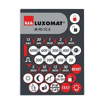 IR-PD-1C-E Télécommande à infrarouge pour gamme M-1/2C|Beg-BE492077