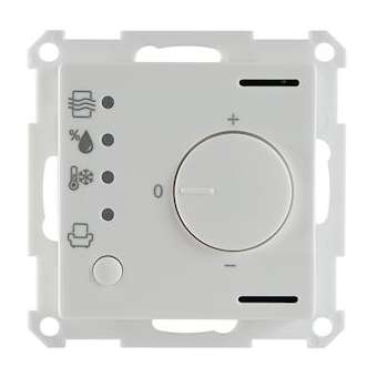 WS-VOC-HVAC-KNX Régulateur de température et capteur COVKNX avec cadre blanc|Beg-BE493806