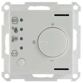 WS-VOC-HVAC-KNX Régulateur de température et capteur COVKNX avec cadre blanc|Beg-BE493806
