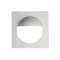 ADAPT 55x55 CARRE Kit plaque centrale pour PD4-K-FP/EN blanc pur brillant