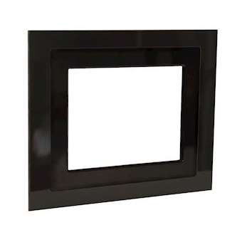 VERRE NOIR ECRAN KNX Cadre Verre Noir Ecran Tactile Knx|Beg-BE490127