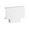 Té de dérivation pour TA-E 40x17 et TA-S 40x17 blanc