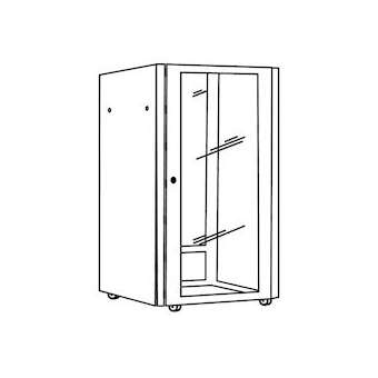 Baie 19' 21u 600x600|Bouyer Systèmes-BOUBM-321