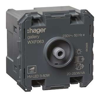 Variateur poussoir gallery|Hager-HAGWXF063