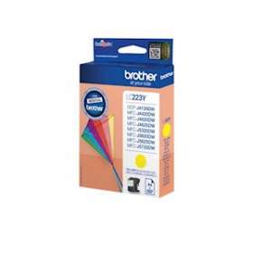 Cartouche d'encre jaune pour MFC-J480DW, MFC-J680DW, MFC-J880DW, DCP-J41|Brother france-BRTLC223Y
