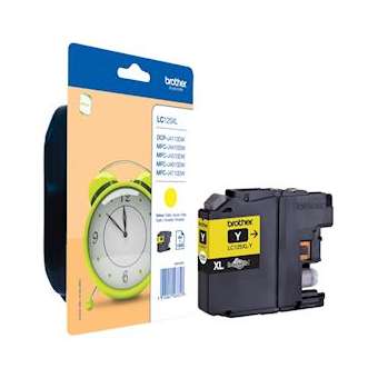 Cartouche d'encre jaune haute capacité pour DCP-J4110DW/MFC-J4510DW/MFC-|Brother france-BRTLC125XLY