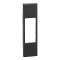 Plastron de finition Living Now pour prise RJ45 1 module - noir