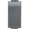 Obturateur simple Livinglight - Anthracite - 1 module