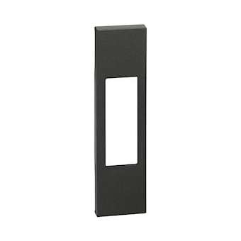 Plastron de finition Living Now pour interrupteur bipolaire 1 module - noir|Bticino-TICBTKG02