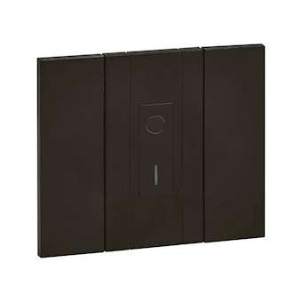 Interrupteur bipolaire 16AX Living Now 1 module - noir|Bticino-TICBTKG4002