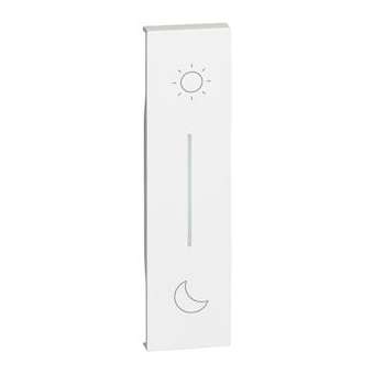 Enjoliveur Living Now with Netatmo pour commande lever/coucher 1 module - blanc|Bticino-TICBTKW41