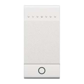 Manette Livinglight symbole lumière 1 module - blanc|Bticino-TICN4915AN