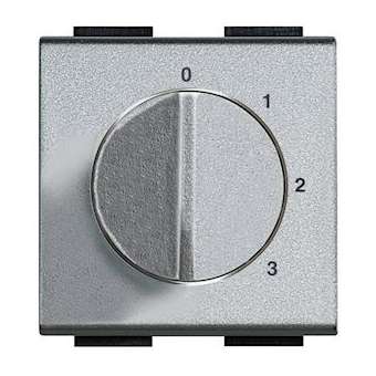 Sélecteur à commande rotative 16A 250V~ pour VMC Livinglight - Tech - 2 modules|Bticino-TICNT4016