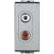 Connecteur 2xRCA Livinglight - Tech - 1 module|Bticino-TICNT4281