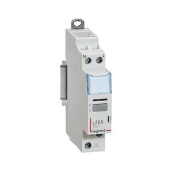 Télérupteur silencieux à vis 230V~- 1P - 250V~~ - 16A - 1F - 1 module|Legrand-LEG412400