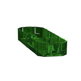 Unica System+ - Boîte de fond pour support appareillage L -2x4mod - lot de 10|Schneider Electric-SCHINS52154