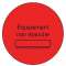 1 bobine de 50 etiquettes rouges non etanche