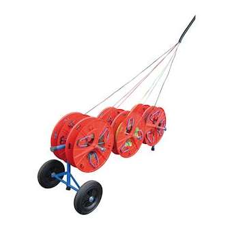 MAXIQUAD: chariot-dérouleur pour couronnes de fils, livré avec 6 bobines|Cable equipements-CQSE3500777