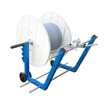 Chariot-dérouleur ST1, pour touret poids maxi 300 kg, diamètre 400 à 1050 mm,|Cable equipements-CQSE3008010