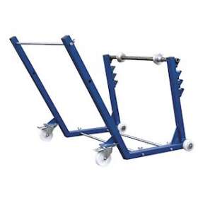 Chariot-dérouleur ST2, pour touret poids maxi 450 kg, diamètre 900 à 1400 mm,|Cable equipements-CQSE3008020