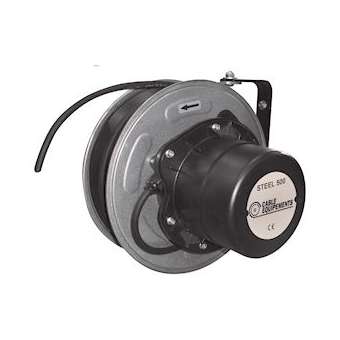 S524: enrouleur à rappel automatique STEEL 500 - 12+2m 8x2,5² HO5VV-F - IP65 -|Cable equipements-CQSER0802514VS524