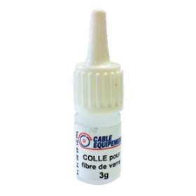 Colle pour réparation aiguille de tirage en fibre de verre (pot de 3g)|Cable equipements-CQSWCOLLE3