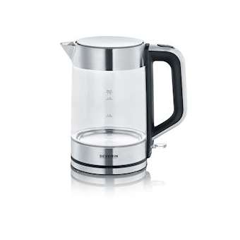 Bouilloire 2200W 1.7L corps inox, cordless, sans bisphénol A, résistance cachée|Severin france-EVEWK3420