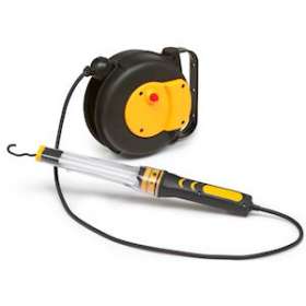 Enrouleur rappel auto PLT 100 + BALADEUSE BF230B55 (fluo 11W) 230V|Cable equipements-CQSERL23008FBP1