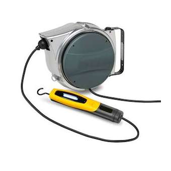 Enrouleur rappel auto ALU 300 + BALADEUSE BL24COB64 (led COB) 24V|Cable equipements-CQSERL2415LCOBA3