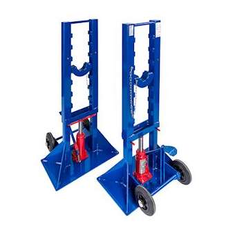 Chandelles hydrauliques AXO 10T sabots acier (pour touret poids maxi 10 tonnes,|Cable equipements-CQSEAX10022A