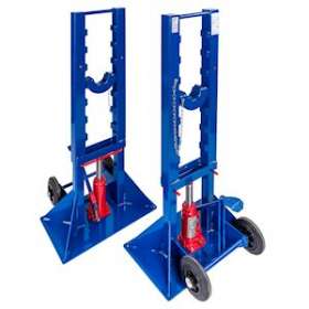 Chandelles hydrauliques AXO 10T sabots acier (pour touret poids maxi 10 tonnes,|Cable equipements-CQSEAX10022A