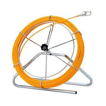 SUNNY: aiguille de tirage en fibre de verre FV4 - Longueur 40m - D 7,2 mm -|Cable equipements-CQSFV407040
