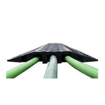 PONT VEHICULES 35-3: passage de cable Vehicules - 98cm - 3 canaux D35mm - Noir|Cable equipements-CQSPV035C98