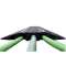PONT VEHICULES 35-3 : passage de cable Vehicules - 98cm - 3 canaux D35mm - Noir