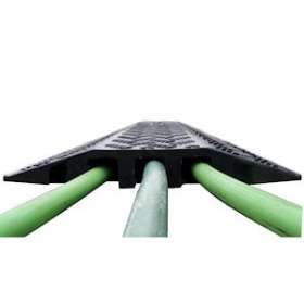 PONT VEHICULES 35-3: passage de cable Vehicules - 98cm - 3 canaux D35mm - Noir|Cable equipements-CQSPV035C98