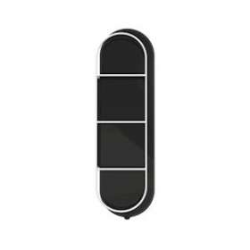 HOLIDAY 1 radiateur sèche-serviettes en verre NOIR ASTRAKAN 1300W|Campa-CPAICHO1SEPB13