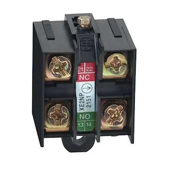 XE2NP21 - éléments de contacts inter position NC+NO décalés à action dépendante|Schneider Electric-SCHXE2NP2151