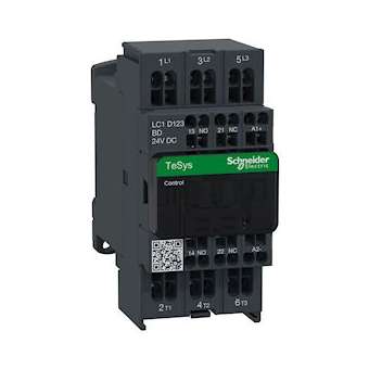 TeSys LC1D - contacteur - 3P - AC-3 440V - 12A - bobine 24Vcc|Schneider Electric-SCHLC1D123BD